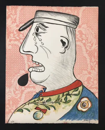 Litografía Baj - 7 Color lithographs ( complete folder )