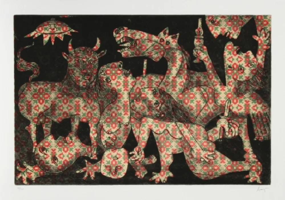 Aguafuerte Y Aguatinta Baj - Baj Chez Picasso 2