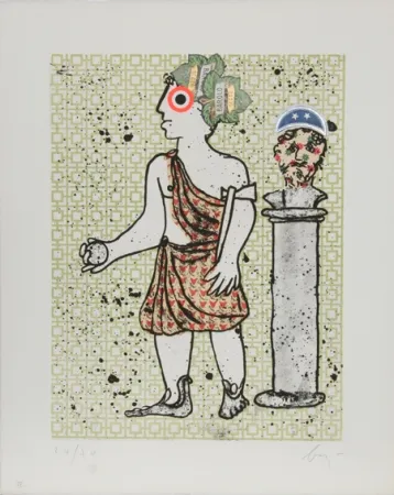 Aguatinta Baj - Caius Flavius Valerius Claudius Constantinus