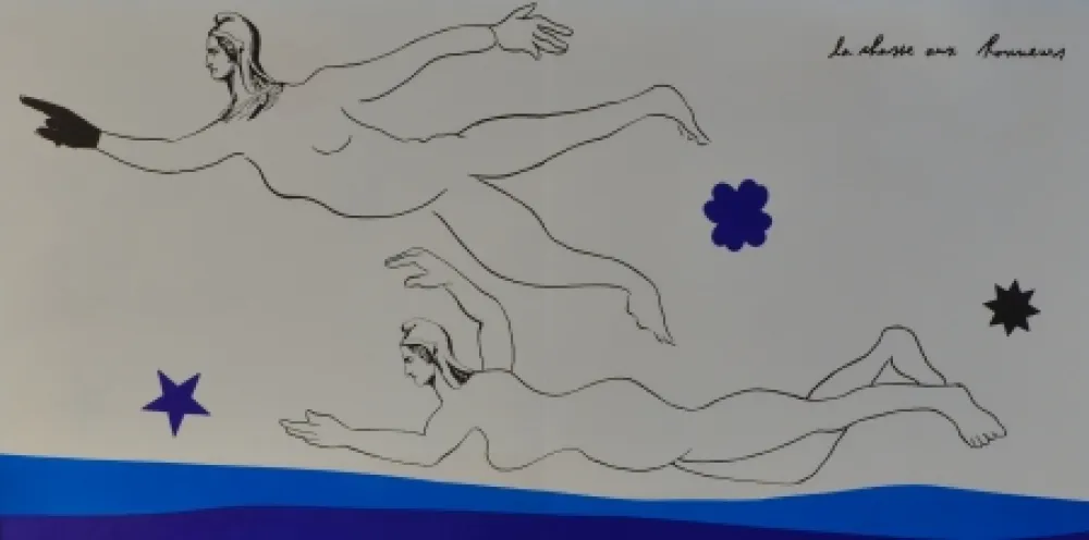 Litografía Baj - Chasse aux honneurs