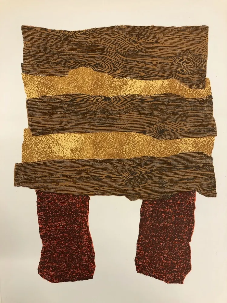 Litografía Baj - Composition