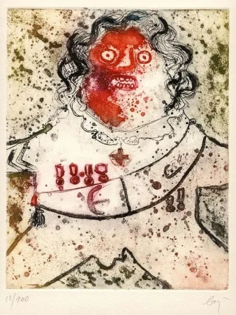 Aguafuerte Y Aguatinta Baj - Dames et Generaux