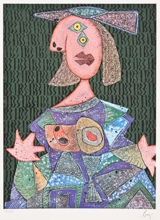 Múltiple Baj - Femme assise