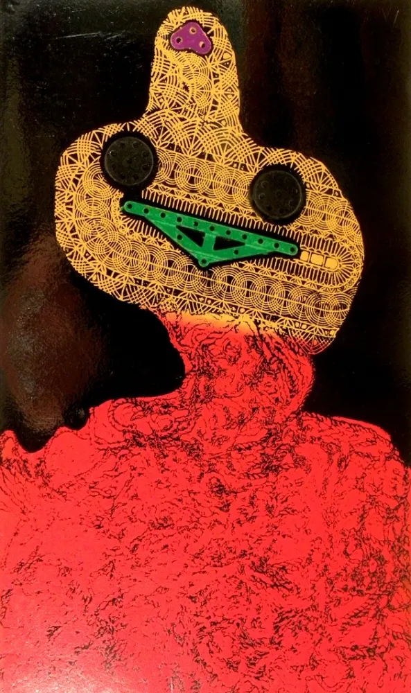 Aguafuerte Baj - Femme en fleurs