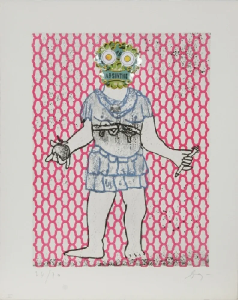 Aguatinta Baj - Flavius Valerius Constantinus Chlorus