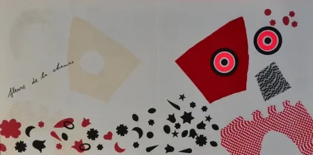 Litografía Baj - Fleurs de la chance