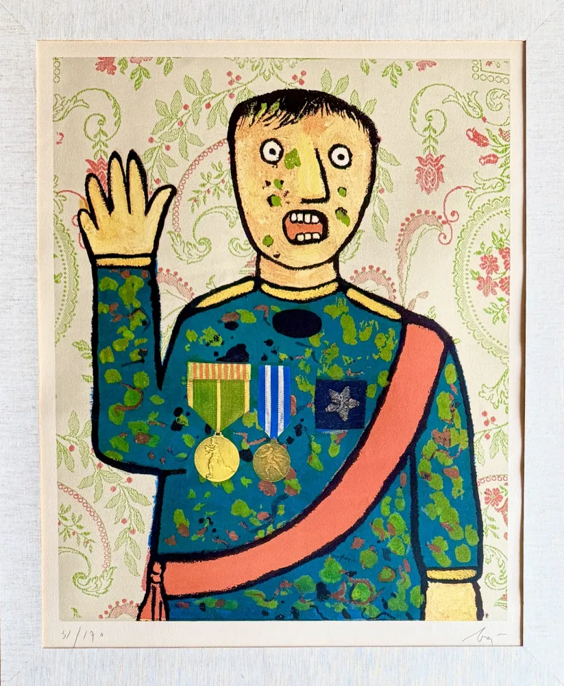 Litografía Baj - Generale