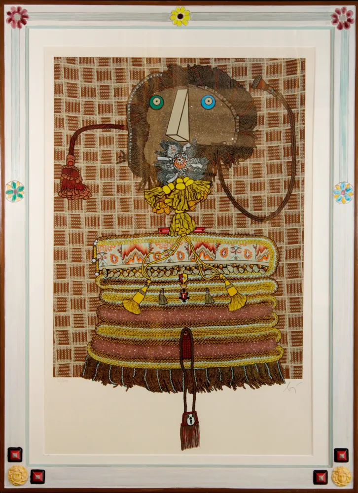 Serigrafía Baj - Geneviève Premoy detta la Cavaliera Balthasar