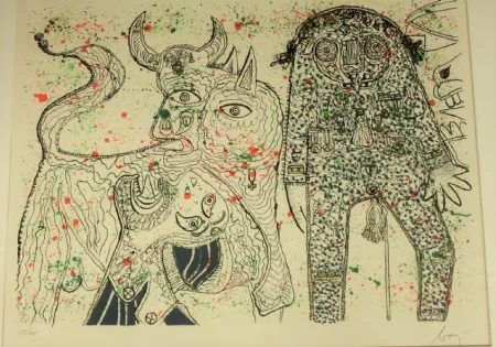 Litografía Baj - Guernica