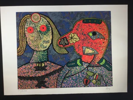 Múltiple Baj - Il Generale Amin Dada e una delle sue mogli