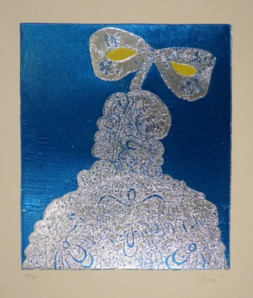 Aguafuerte Baj - La Princesse Ira Fuerstenberg von Hohenlohe