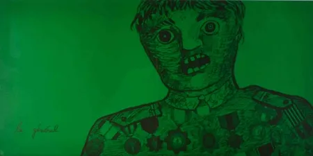 Litografía Baj - Le général