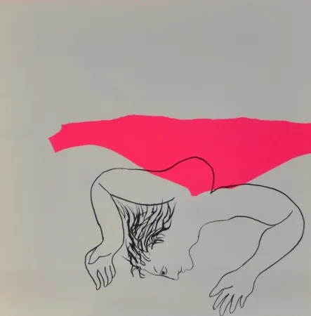 Litografía Baj - Les drogués