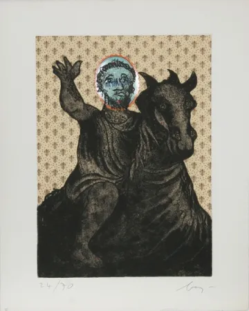 Aguatinta Baj - Marcus Annius Verus Aurelius Antoninus