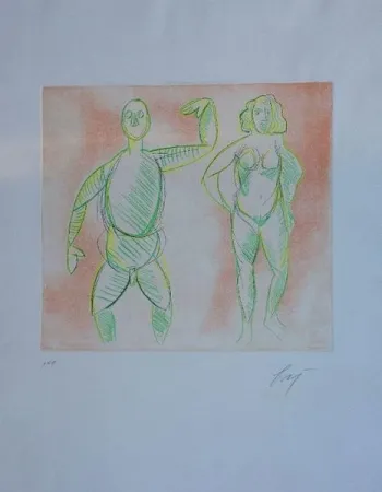 Aguafuerte Baj - Nudi