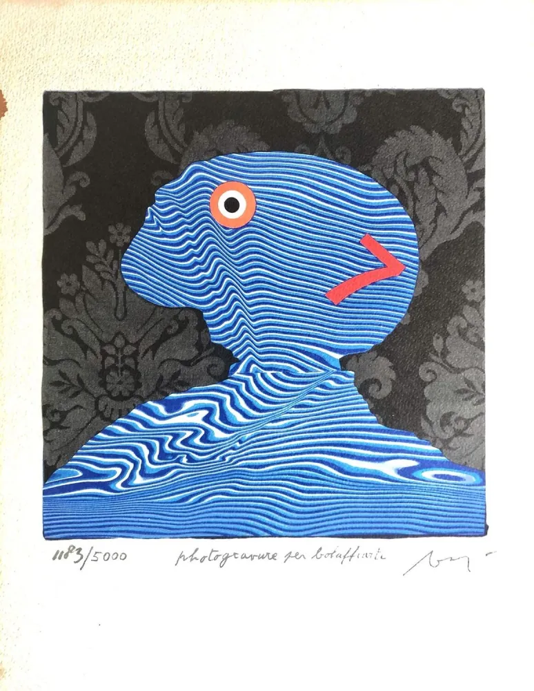 Litografía Baj - Number 7