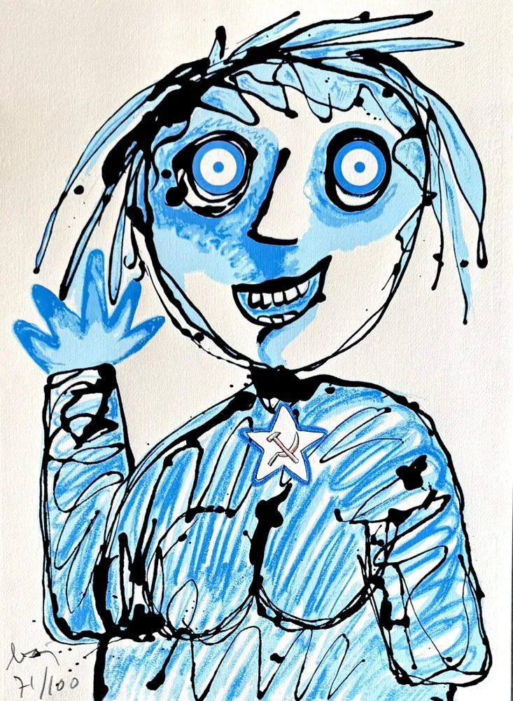 Serigrafía Baj - Personaggio