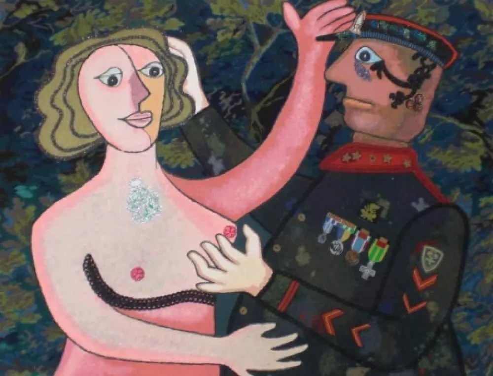 Serigrafía Baj - Senza titolo