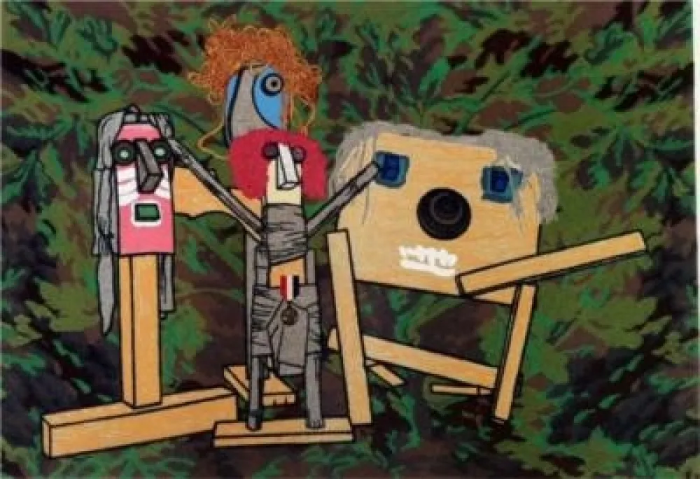 Serigrafía Baj - Senza titolo