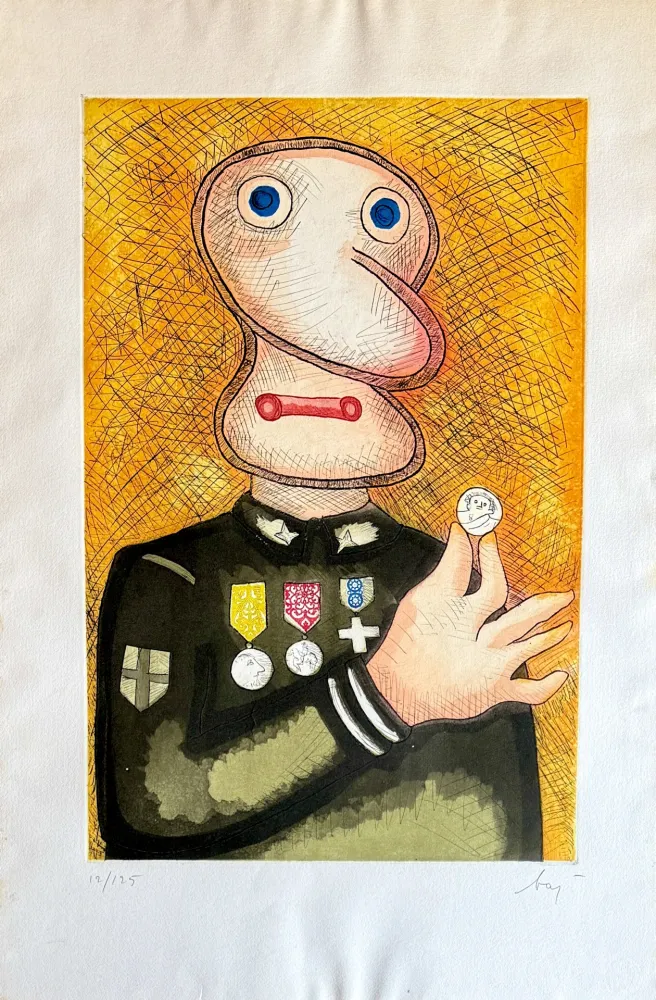 Grabado Baj - Uomo dalla medaglia