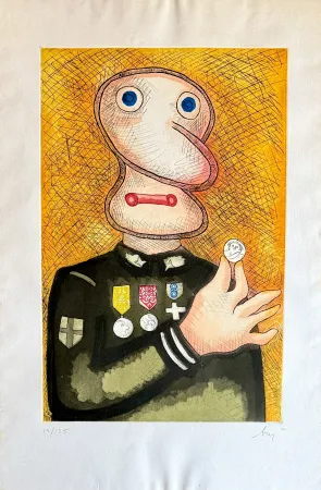 Grabado Baj - Uomo dalla medaglia