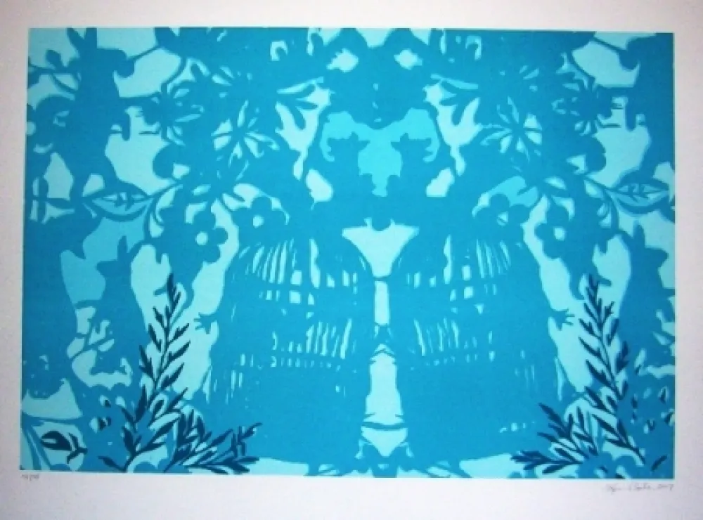 Litografía Baker - Feuillages 3