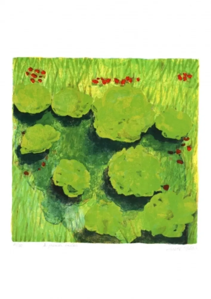 Litografía Balas - Le premier enclos