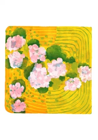 Litografía Balas - Le troisième enclos