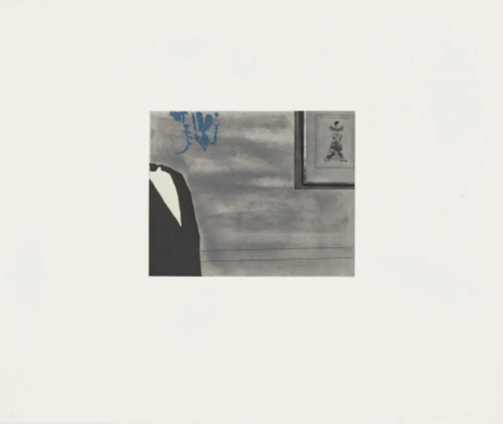 Aguafuerte Y Aguatinta Baldessari - Black Dice 1