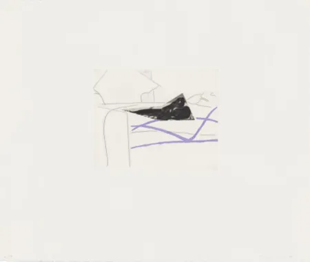 Aguafuerte Y Aguatinta Baldessari - Black Dice 5
