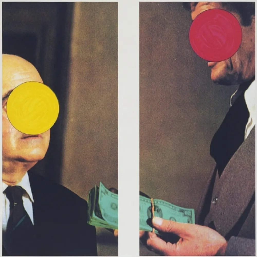 Serigrafía Baldessari -  Money with Space Between