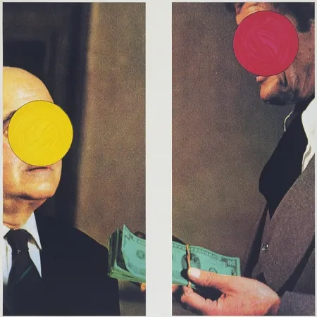 Serigrafía Baldessari -  Money with Space Between
