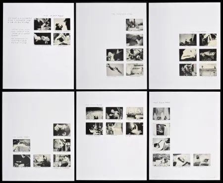 Litografía Baldessari - Six Rooms