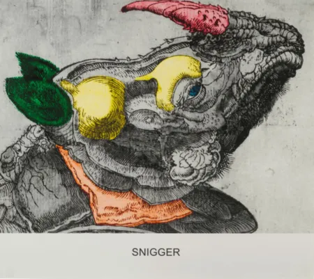 Múltiple Baldessari - Snigger, from Engravings with Sounds