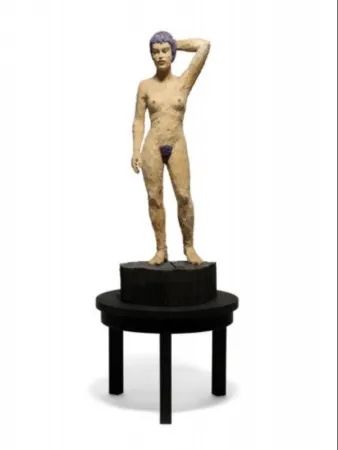 Grabado En Madera Balkenhol - Femme burlesque (Burlesque Woman)