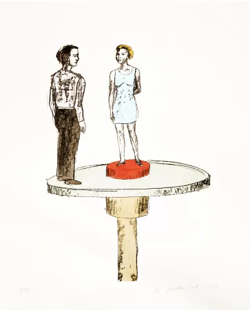 Múltiple Balkenhol - Untitled (Pedestal Encounter)