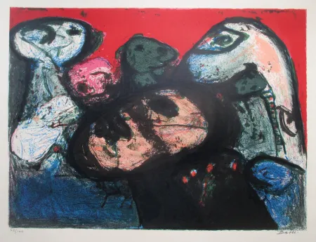 Litografía Balle - Composition