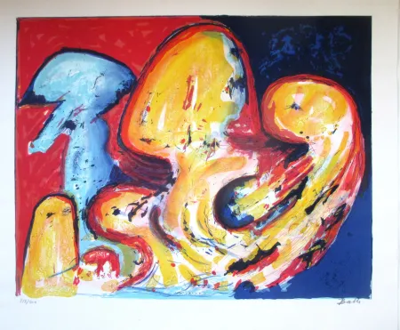 Litografía Balle - Composition