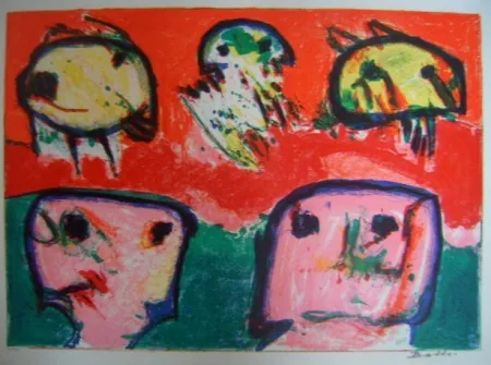 Litografía Balle - Satellit-ballet