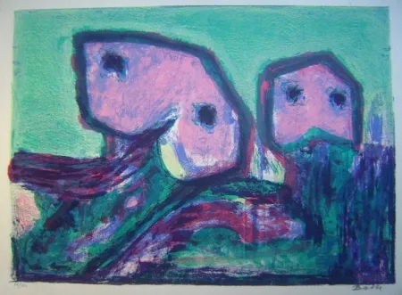 Litografía Balle - Til Mars