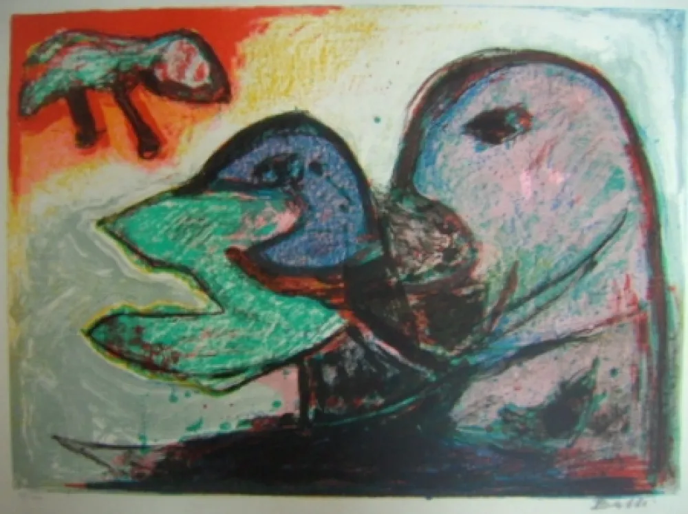 Litografía Balle - Ved Saturn - At Saturn