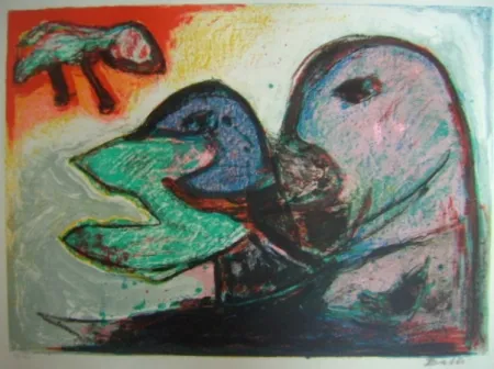 Litografía Balle - Ved Saturn - At Saturn