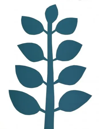 Litografía Ballester Moreno - Árbol verde