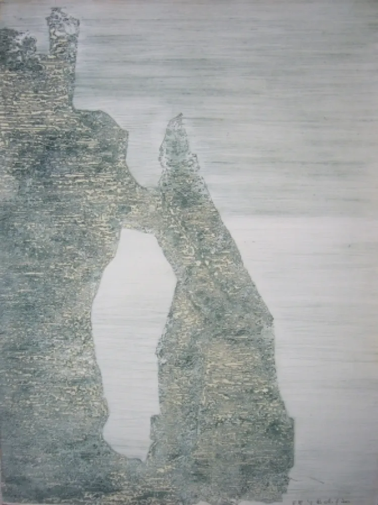 Grabado Ballif - Etretat