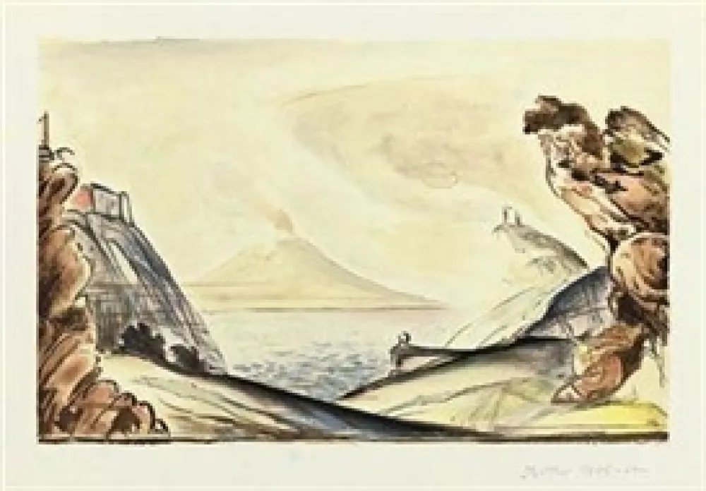 Litografía Balthus - Les 22 concertos pour piano de Mozart