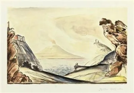 Litografía Balthus - Les 22 concertos pour piano de Mozart