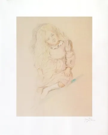 Litografía Balthus - Valérie (1994)