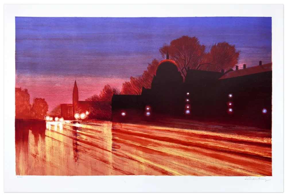 Litografía Bang -  Forfatningens første dag 