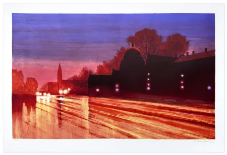 Litografía Bang -  Forfatningens første dag 