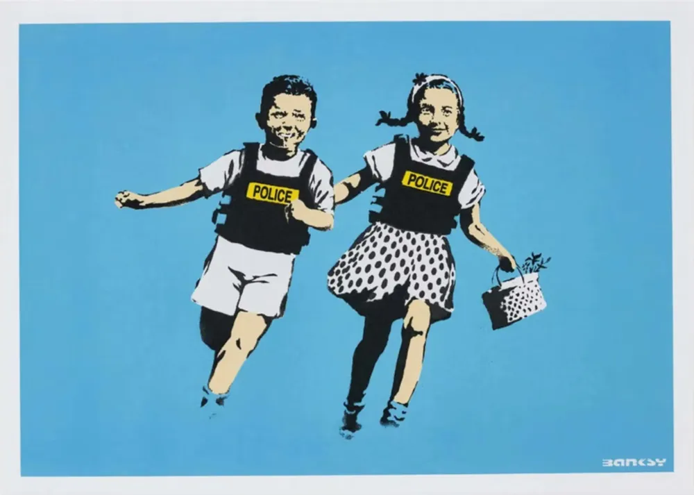 Serigrafía Banksy - Jack & Jill (Unsigned)